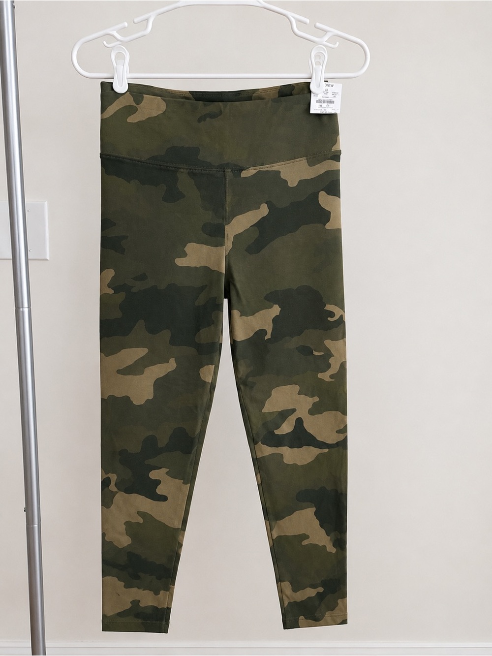 J.Crew Factory Printed Cropped Everyday Leggings (CAMO/OLIVE)